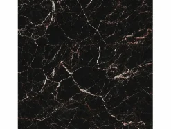 Panel decorativo efecto mármol gres porcelánico set de 6 piezas 4,3 m2 revestimiento de pared PVC en UV 120x60 Mármol Negro New