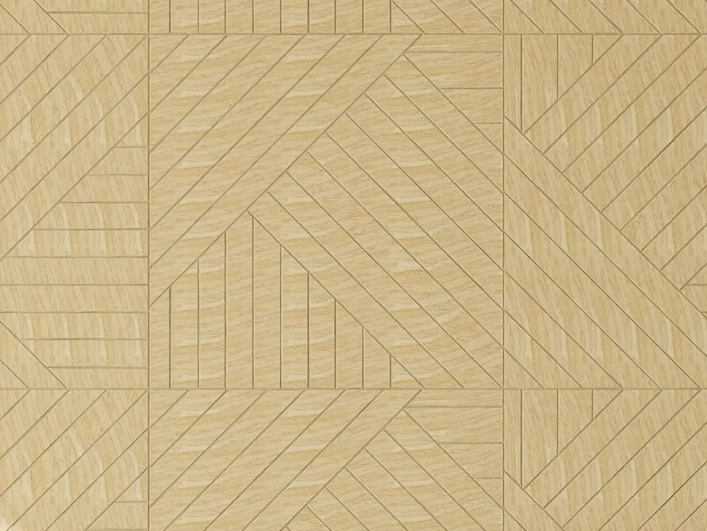 Vente-unique Panel De Pared|Panel decorativo para la pared - Color madera natural clara - Paquete de 1 m² - Lote de 4 piezas - VELTON