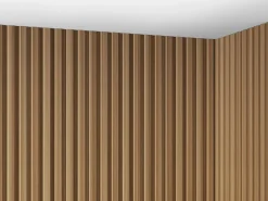 Vente-unique Panel De Pared|Panel mural 3D pack de 3,71 m² color madera natural lote de 8 piezas TATIANA