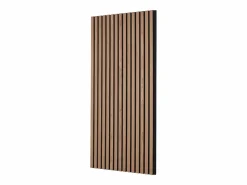 Paneles Acústicos con Tablas de Madera SucceBuy 120 x 60 cm, Decoración Mural Moderna, Nogal Marru00f3n Online