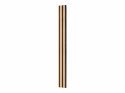 Panel De Pared|Paneles Acústicos de Listones SucceBuy de Madera, 20 x 240 cm, Decoración Mural, con un Alto Índice NRC de 0,85 y Certificación Acústica SGS, en Roble Negro