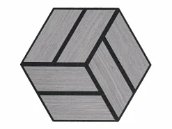 Paneles acústicos 30x26 cm Gris Hexágono Panal^ Outlet
