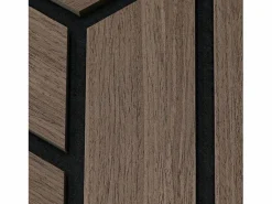 Paneles acústicos 30x26 cm Marrón Hexágono Panal Negro / Marru00f3n Discount