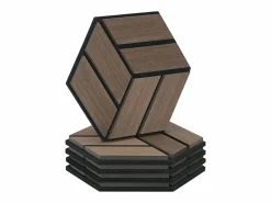 Paneles acústicos 30x26 cm Marrón^ Clearance