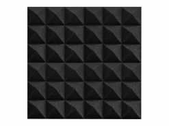 Paneles de Espuma Acústica SucceBuy Paneles de Espuma Acústica, Paquete de 36, 30.48 x 30.48 x 5.08 cm para Pared y Techo de Estudio Negro Best