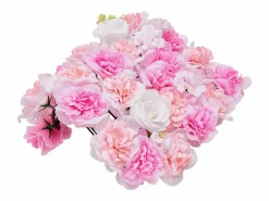 Paneles de Flores Artificiales, SucceBuy Panel de Pared Floral 3D, 12 Piezas de 38 × 38 cm, Tapete Floral Artificial para Bodas, Privacidad^ Outlet