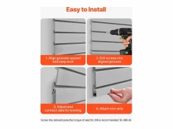 Paneles de Pared con Rejillas PVC SucceBuy, Modulares para Herramientas de Garaje 122,5x64,5 cm,^ Sale