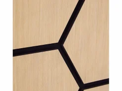 Paneles de pared 62x76 cm Hexágono natural Marru00f3n Hot