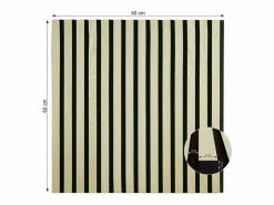 Paneles de pared 60x120x2.5 cm paneles acústicos naturales Negro / Marru00f3n / Beige / Crema Best