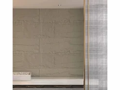 Paneles decorativos efecto roca 3D, juego de 10 unidades, 7,2 m², revestimiento de pared de PU, 120 x 60 x 3 cm, color cemento. Gris Best