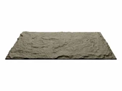 Paneles decorativos efecto roca 3D, juego de 10 unidades, 7,2 m², revestimiento de pared de PU, 120 x 60 x 3 cm, color cemento. Gris Best
