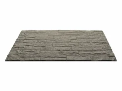 Paneles decorativos efecto piedra ladrillo 3D, juego de 12 unidades, 8,6 m², revestimiento de pared de PU, 120 x 60 x 2,5 Greige Tortora^ Hot