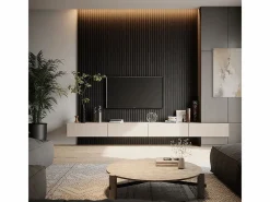 Vicco Paneles murales 120x1.8x40 akustikpaneel Negro New