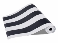 Papel Pintado|Papel Pintado|Papel Pintado Adhesivo de Pared SucceBuy, 45 cm x 15 m, Rollo Papel Pintado Autoadhesivo Vinilo, Motivo Geométrico Moderno Negro , Estanco