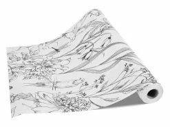 Papel Pintado|Papel Pintado|Papel Pintado Adhesivo de Pared SucceBuy, 45 cm x 10 m, Rollo Papel Pintado Autoadhesivo Vinilo, Motif Floral Botánico , Impermeable