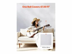 Papel Pintado Adhesivo de Pared SucceBuy, 45 cm x 10 m, Rollo Papel Pintado Autoadhesivo en Vinilo, Motivo Textura Madera Blanca, para Revestimiento de Pared Blanco Hot