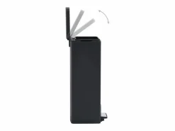 Helloshop26 Cubo De Basura Para Cocina|Papelera de pedal antihuellas de acero inoxidable de 30 litros color 02_0006099