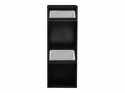 Helloshop26 Cubo De Basura Para Cocina|Papelera de reciclaje de pared con 2 compartimentos extraíbles 93 x 33 x 25 cm color 03_0008199