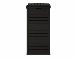 Helloshop26 Papelera exterior 41 x 41 x 86 cm polipropileno 02_0006069 Negro Clearance