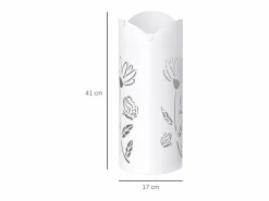 Paragüero Gisel 4 ganchos con bandeja de goteo 41x17x17 cm^Homcom Online