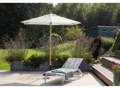 ebuy24 Parasol Corypho con inclinación de color blanco. Hot