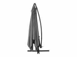 Habitat et jardin Parasol de Jardín Lateral "Ilios 3" – Cuadrado – 3 x 3 m -Bases incluidas Gris