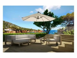 Parasol excéntrico Ø 300 cm crudo PORTICCIO^Concept-Usine New