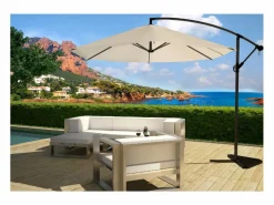 Parasol excéntrico Ø 300 cm crudo PORTICCIO^Concept-Usine New