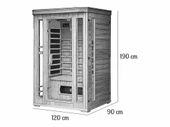 Parasol excéntrico crudo cuadrado de 3 x 3 m, giratoria a 360 ° PALATINO^Concept-Usine Online
