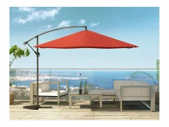 Parasol excéntrico cuadrado con LED de 3x3 m SOLENZARA^Concept-Usine