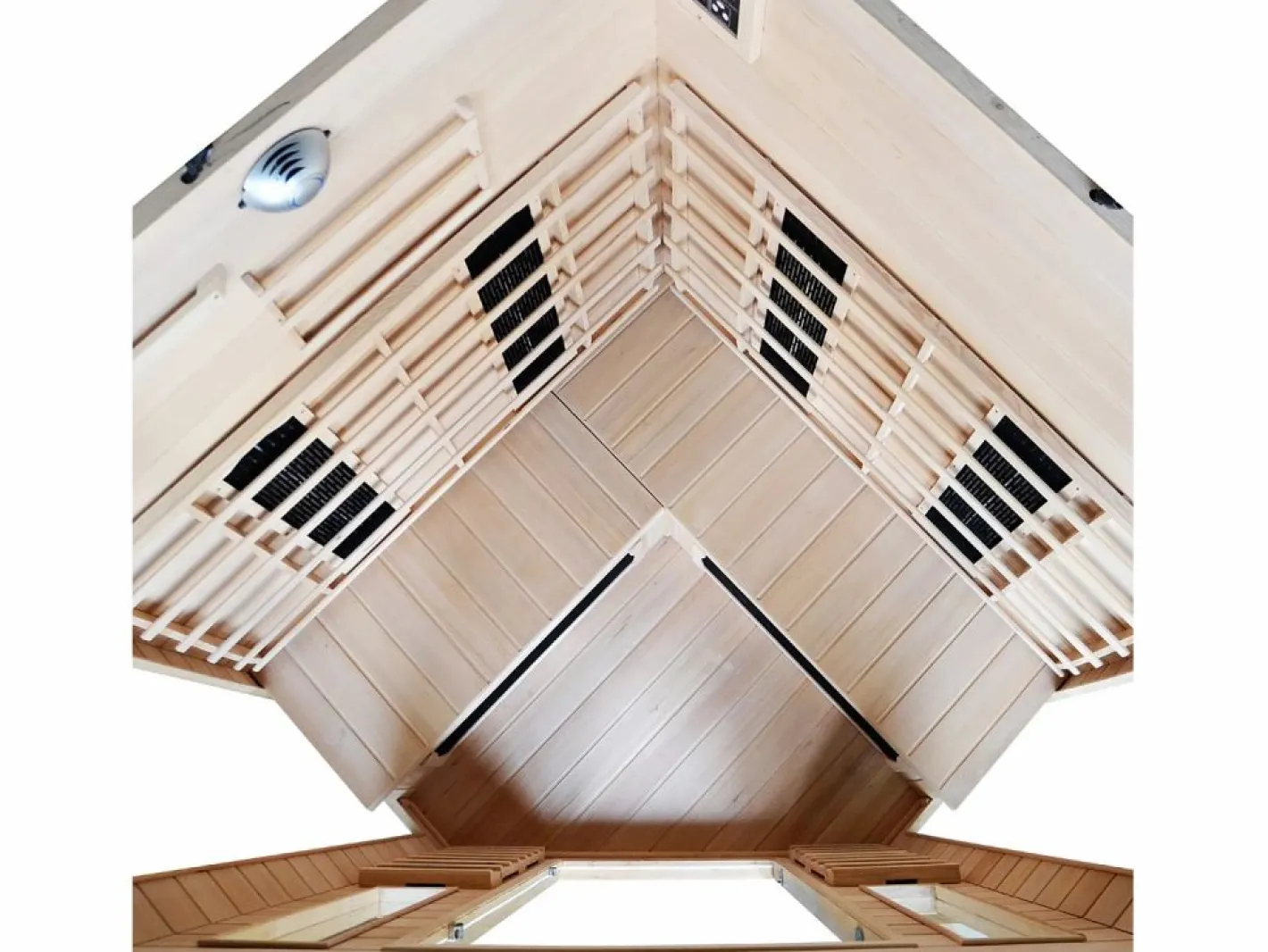 Parasol excéntrico, cuadrada de 3x3 m, giratoria 360 ° gris PALATINO^Concept-Usine Clearance