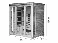 Concept-Usine Parasol excéntrico 3x4 m gris CESARE Marru00f3n Sale