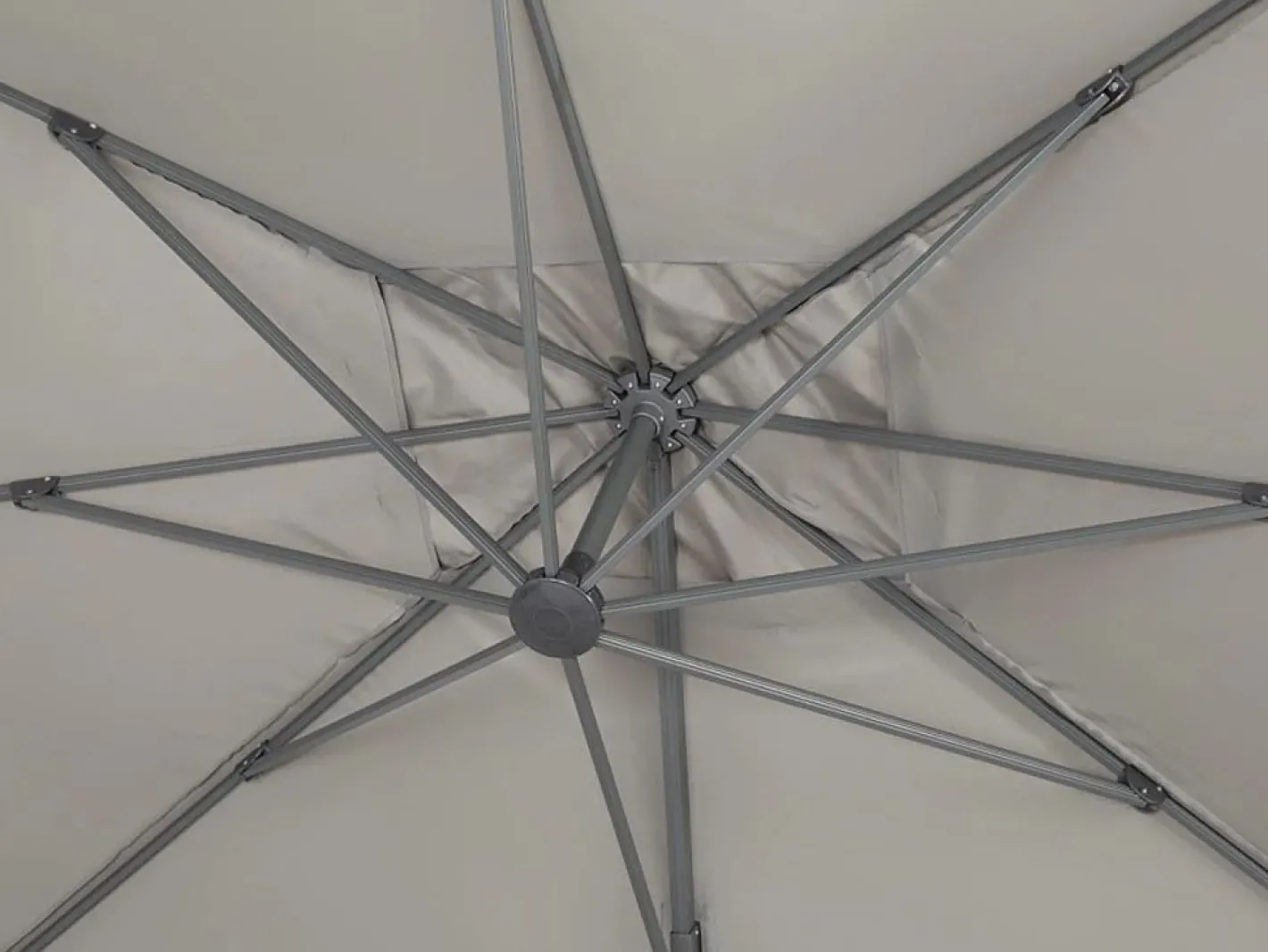 Parasol Lateral de jardín en aluminio - Sun 4- Rectangular- 3 x 4 m -^Habitat et jardin Online