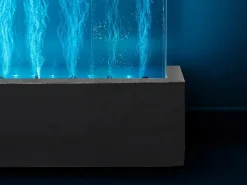 OZAIA Pared de burbujas de agua con leds multicolor CECILY Negro Outlet