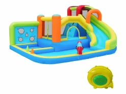 Parque acuático inflable 7 en 1 para niños - 410 x 315 x 203 cm - Oxford - Con ventilador -^Merax Outlet