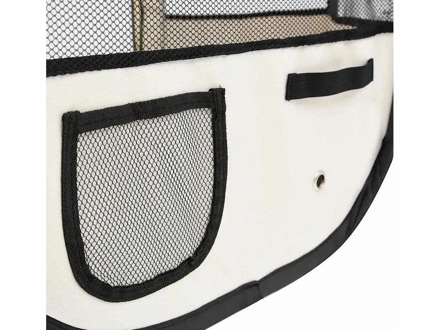 Clicnbuy Parque de perros plegable y bolsa transporte 125x125x61cm Azul New