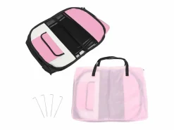 Clicnbuy Seguridad Para Mascotas|Parque de perros plegable y bolsa transporte 125x125x61cm