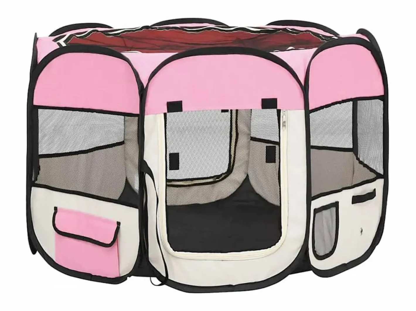 Clicnbuy Seguridad Para Mascotas|Parque de perros plegable bolsa de transporte 90x90x58 cm