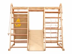 Parque infantil 7 en 1 con tobogán, columpio y red de escalada, 140 x 120 x 120 cm Sale