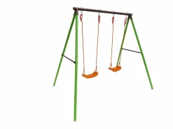 Habitat et jardin Parque infantil de acero Polo - 2 soportes - 1.95m Outlet