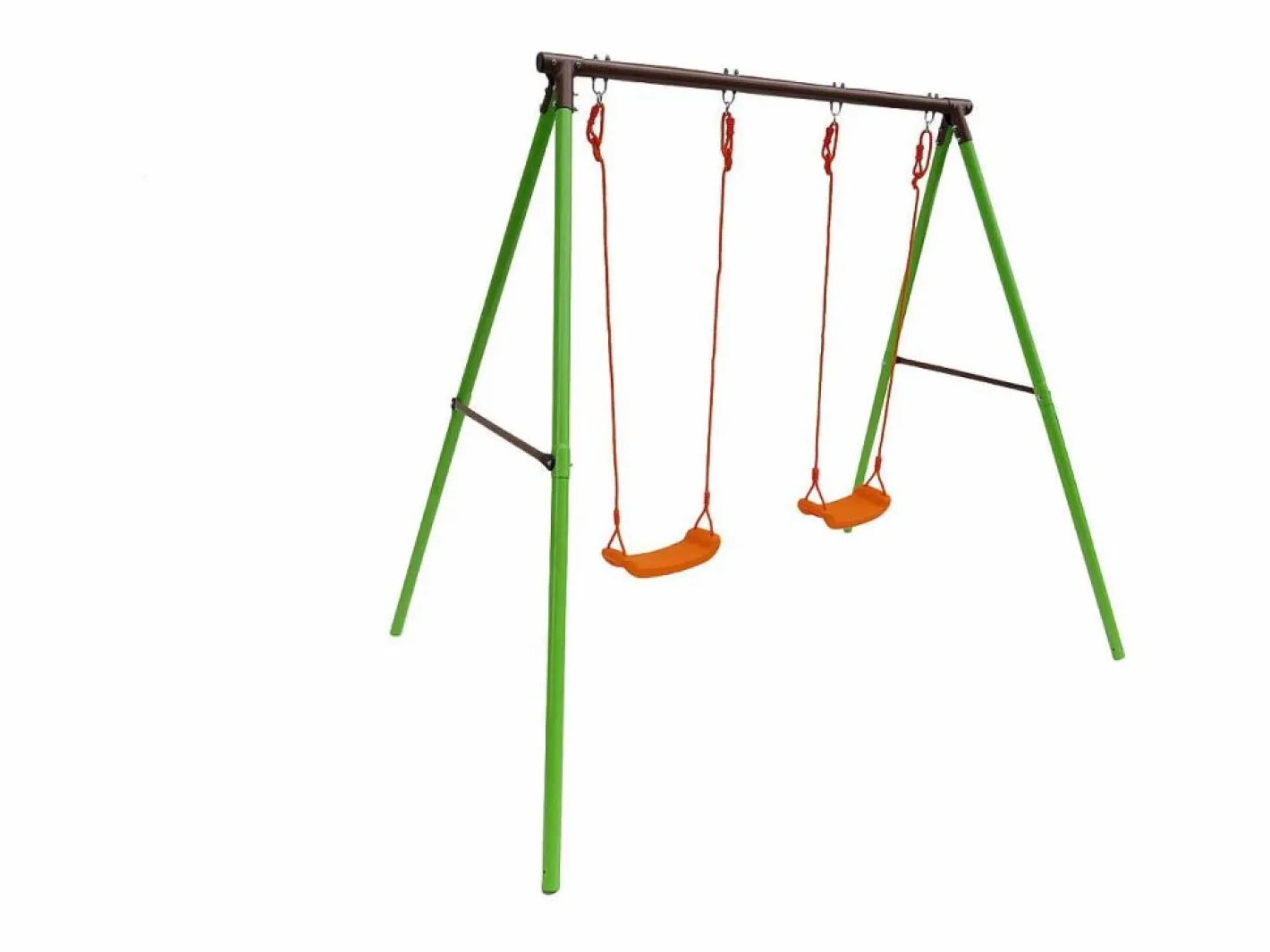 Habitat et jardin Parque infantil de acero Polo - 2 soportes - 1.95m Outlet