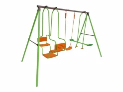 Habitat et jardin Parque infantil de acero Eva - 3 soportes - 1.95m