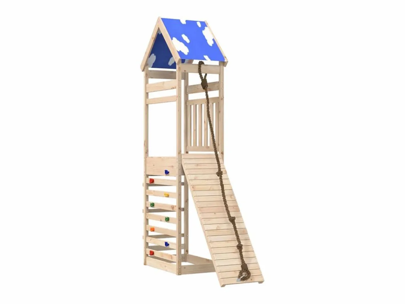 Parque infantil de exterior de madera maciza de pino ES511962^ Best