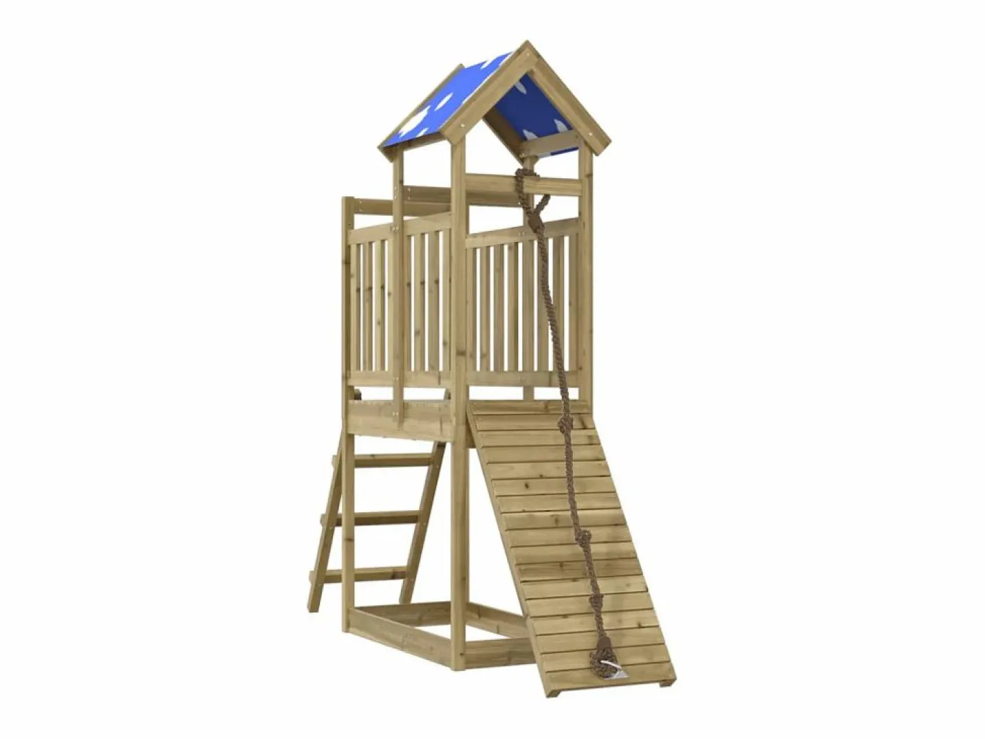 Columpio|Parque infantil de exterior madera de pino impregnada ES489583