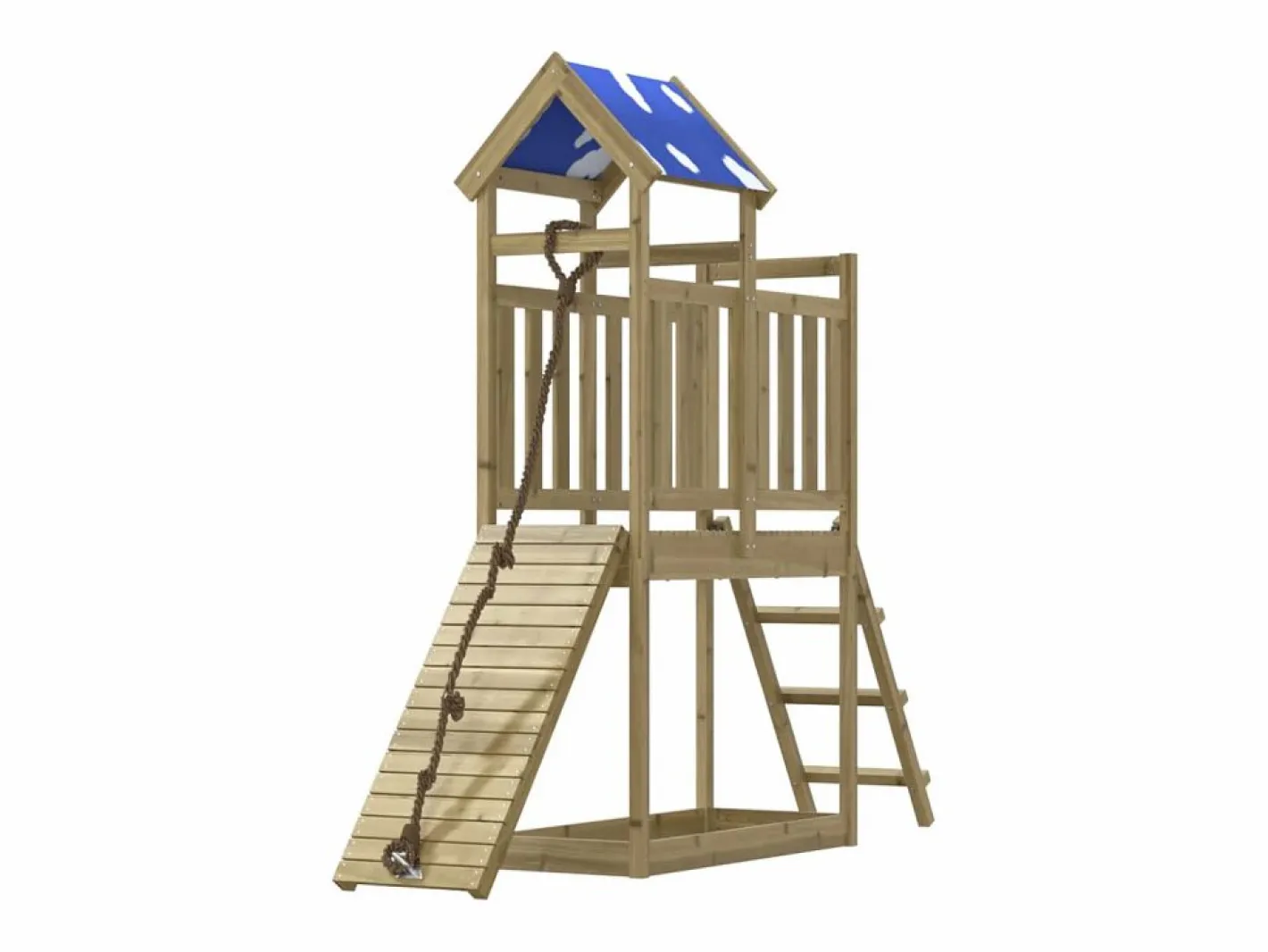 Columpio|Parque infantil de exterior madera de pino impregnada ES489583