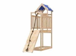 Parque infantil de exterior de madera maciza de pino ES541034 Marru00f3n Best