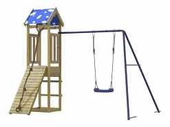 Columpio|Parque infantil de exterior madera de pino impregnada ES173904