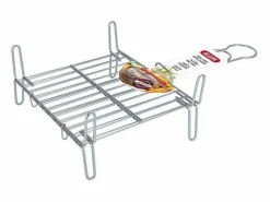 Basic Materiales Y Utensilios De Cocina|Parrilla Bbq Algon Doble Acero - Medida 25 x 30 cm