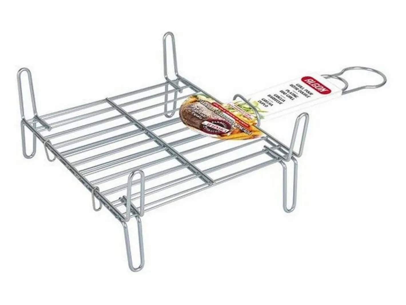 Basic Materiales Y Utensilios De Cocina|Parrilla Bbq Algon Doble Acero - Medida 25 x 30 cm