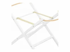 Patas para moisés de madera 57,5 x 30/37 x 76,5/83,5cm Blanco Sale